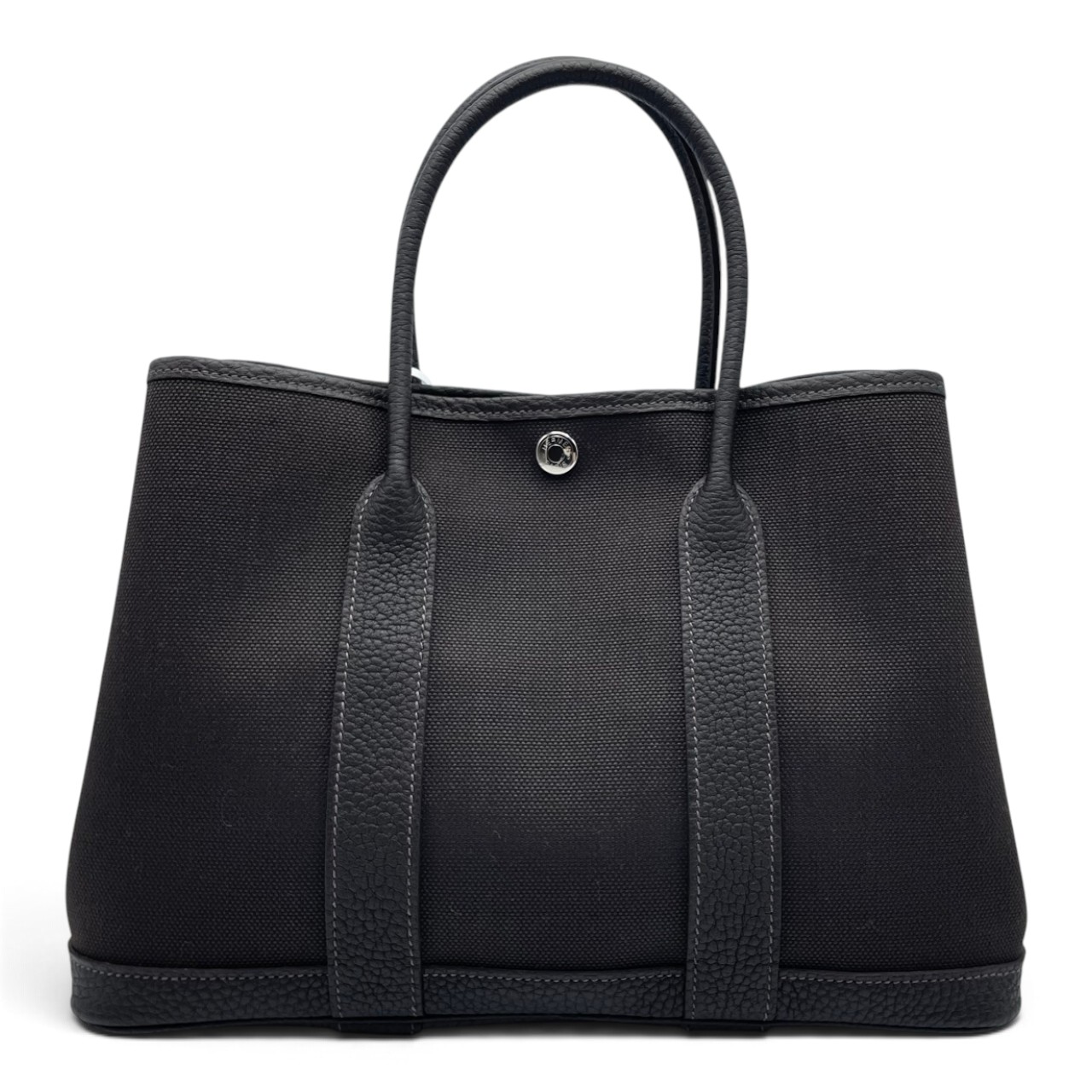 エルメス ガーデンパーティ TPM べブラン トワルアッシュ/ネゴンダ シルバー金具 G刻印