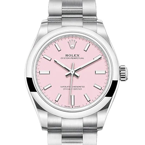 ロレックス オイスターパーペチュアル 277200 オイスターブレスレット キャンディピンク