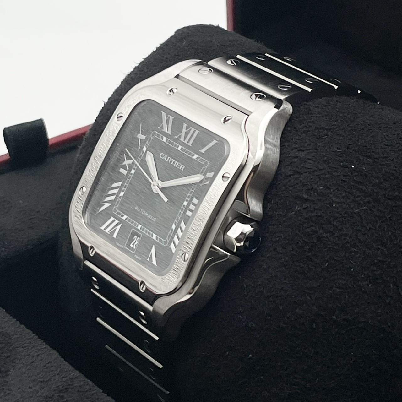 【定価130万円！】カルティエ サントス ドゥ カルティエ WSSA0062 グリーン 39.8mm