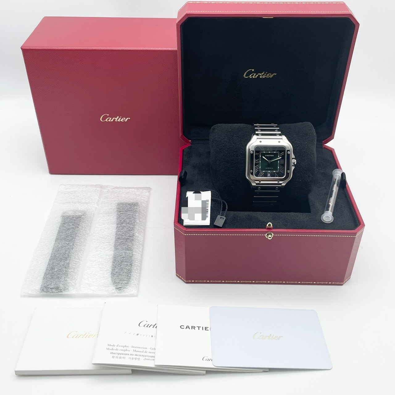 【定価130万円！】カルティエ サントス ドゥ カルティエ WSSA0062 グリーン 39.8mm