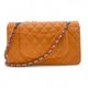 シャネル マトラッセ W25 オレンジ キャビアスキン シルバー金具