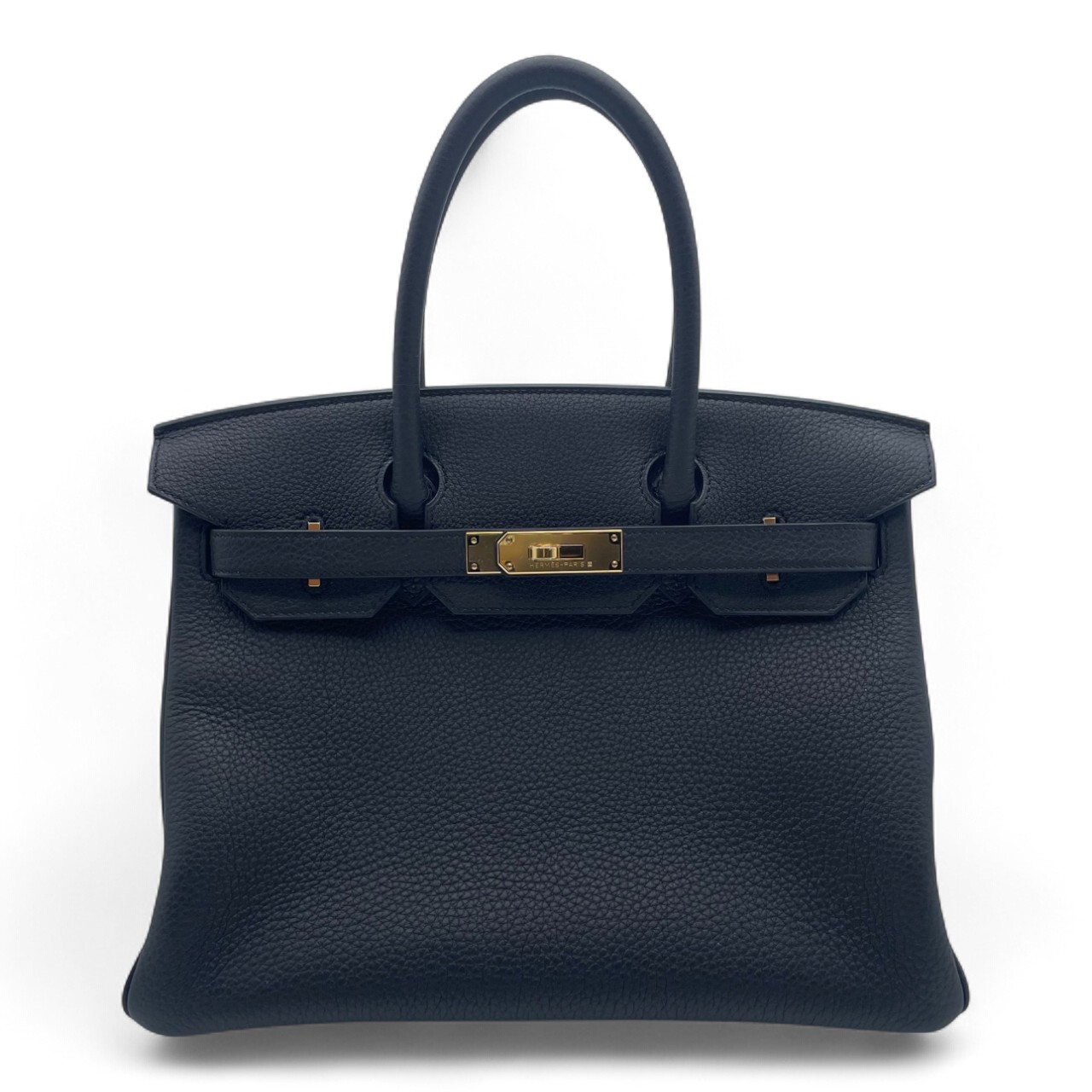 エルメス バーキン 30 ノワール トゴ ゴールド金具 K刻印