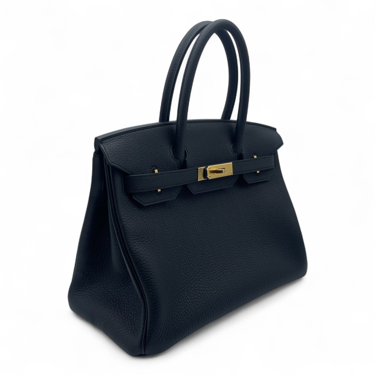 エルメス バーキン 30 ノワール トゴ ゴールド金具 K刻印