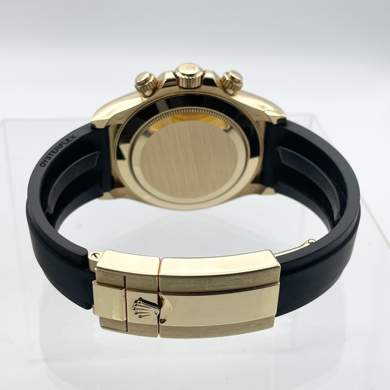 ロレックス デイトナ 116518LN ブラック イエローゴールド オイスターフレックス 40mm