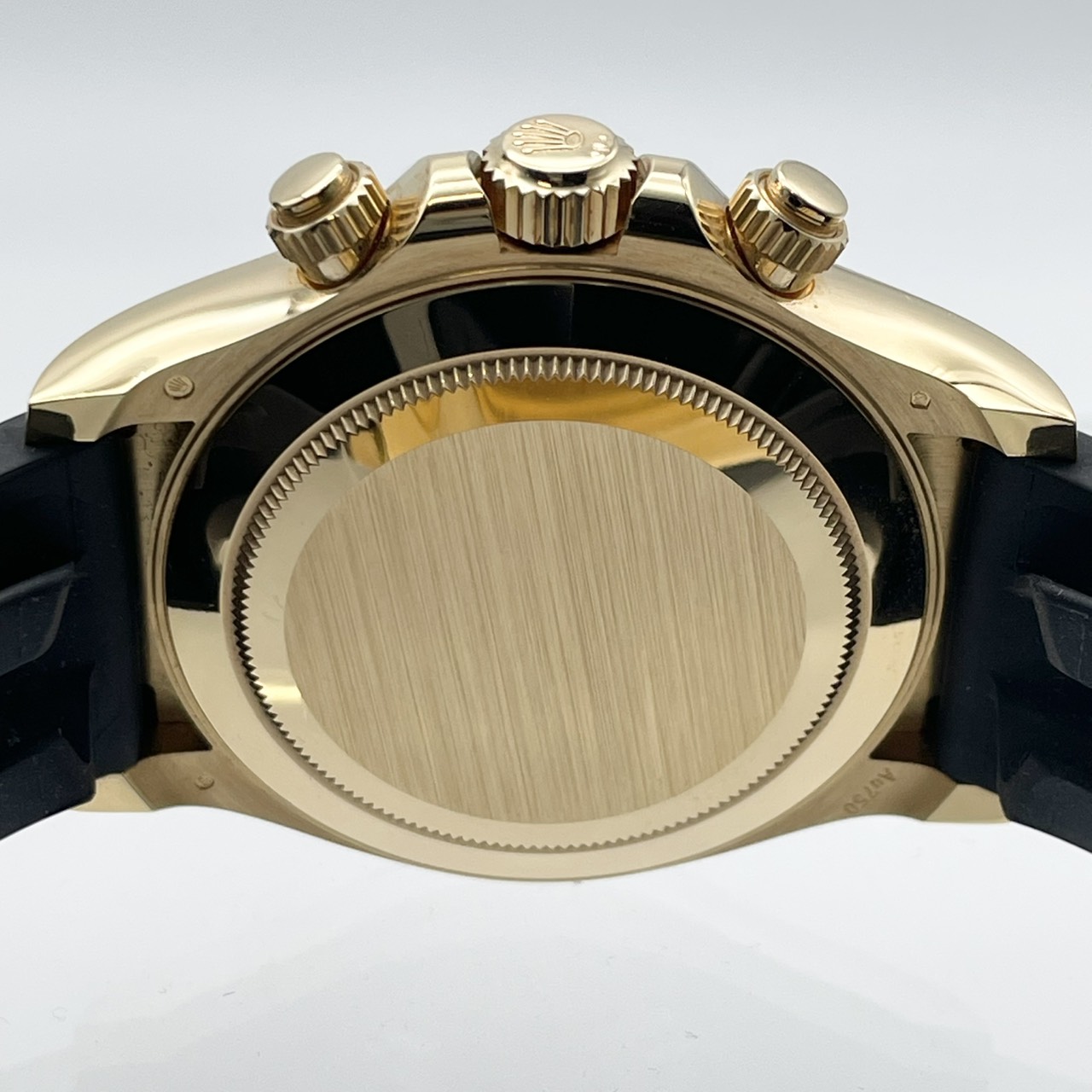 ロレックス デイトナ 116518LN ブラック イエローゴールド オイスターフレックス 40mm