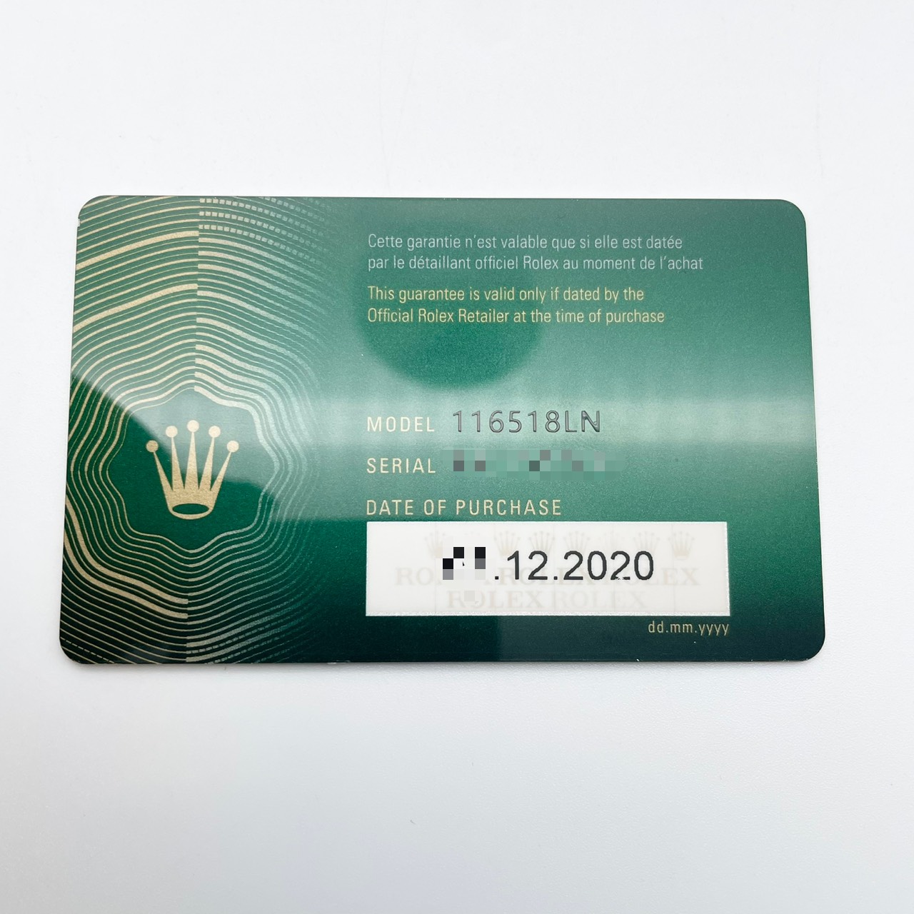 ロレックス デイトナ 116518LN ブラック イエローゴールド オイスターフレックス 40mm