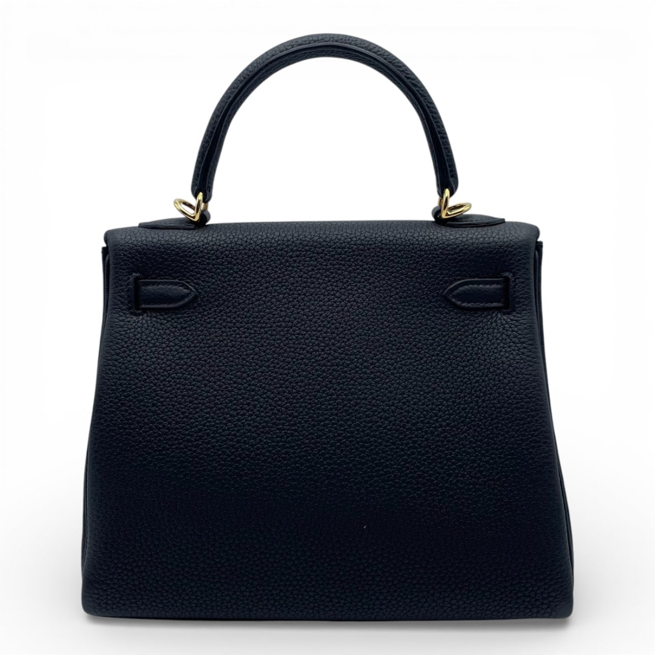 エルメス ケリー 25 ノワール トゴ ゴールド金具 K刻印