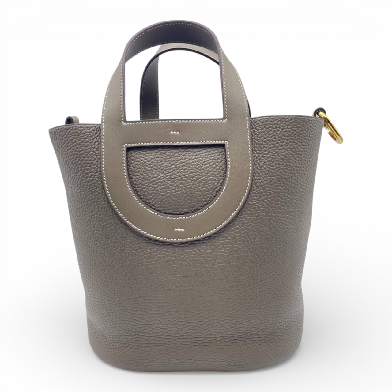 エルメス インザループ 23 エトゥープ トリヨンクレマンス ゴールド金具 B刻印