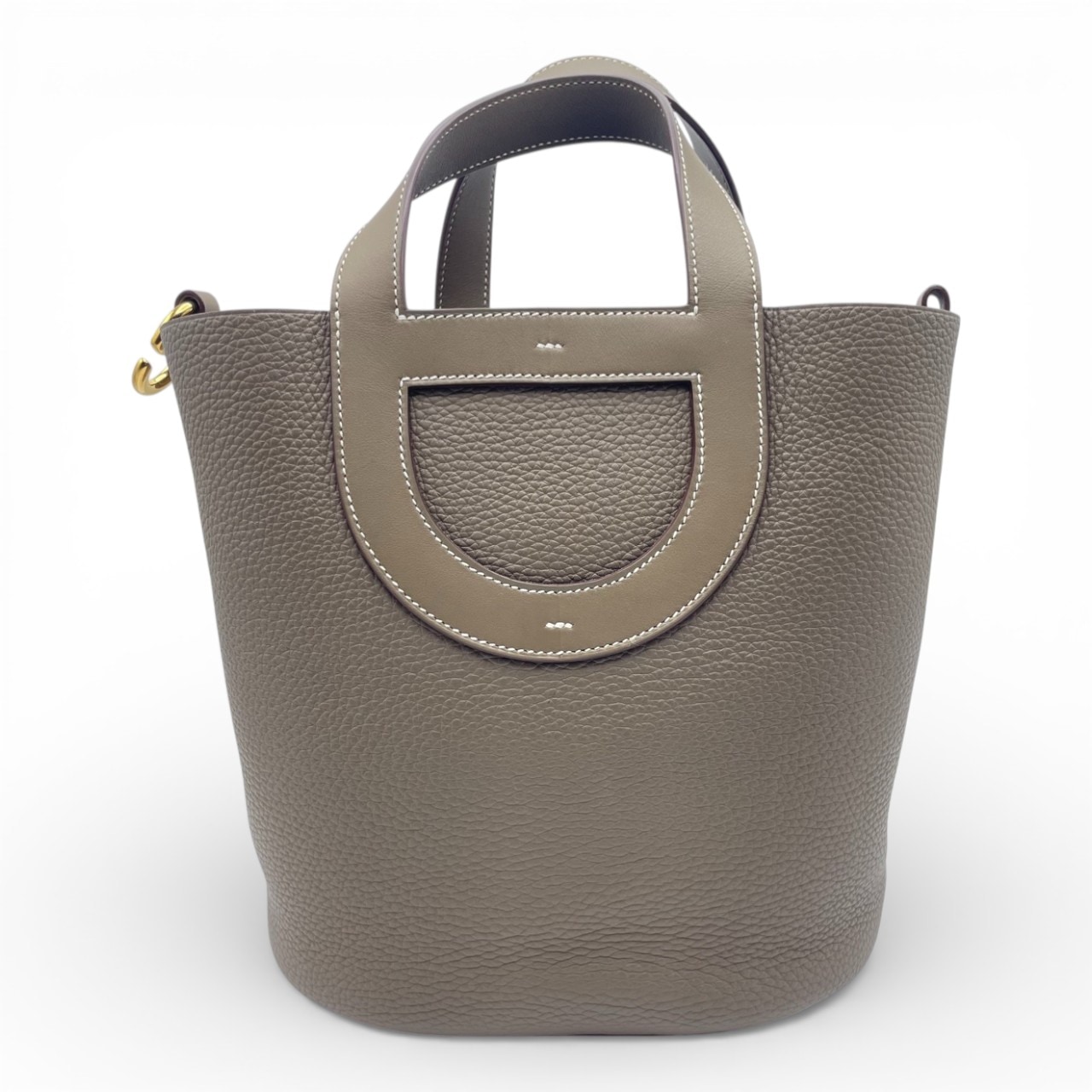 エルメス インザループ 23 エトゥープ トリヨンクレマンス ゴールド