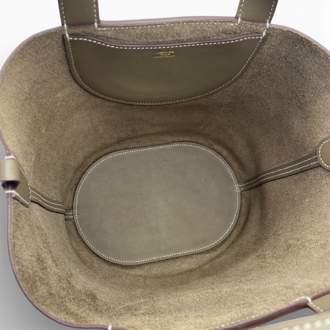 エルメス インザループ 23 エトゥープ トリヨンクレマンス ゴールド金具 B刻印