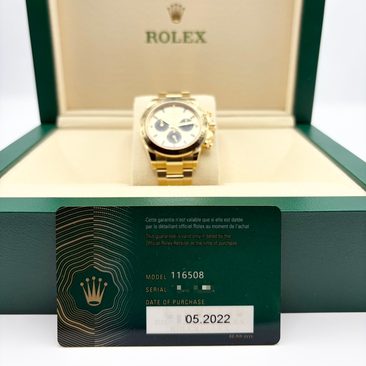 ロレックス デイトナ 116508 ゴールデンブラック 40mm