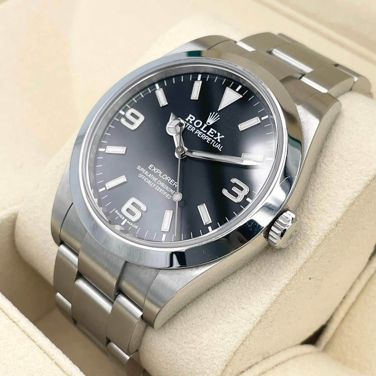 ロレックス エクスプローラー 214270 ブラック ステンレススチール 39mm