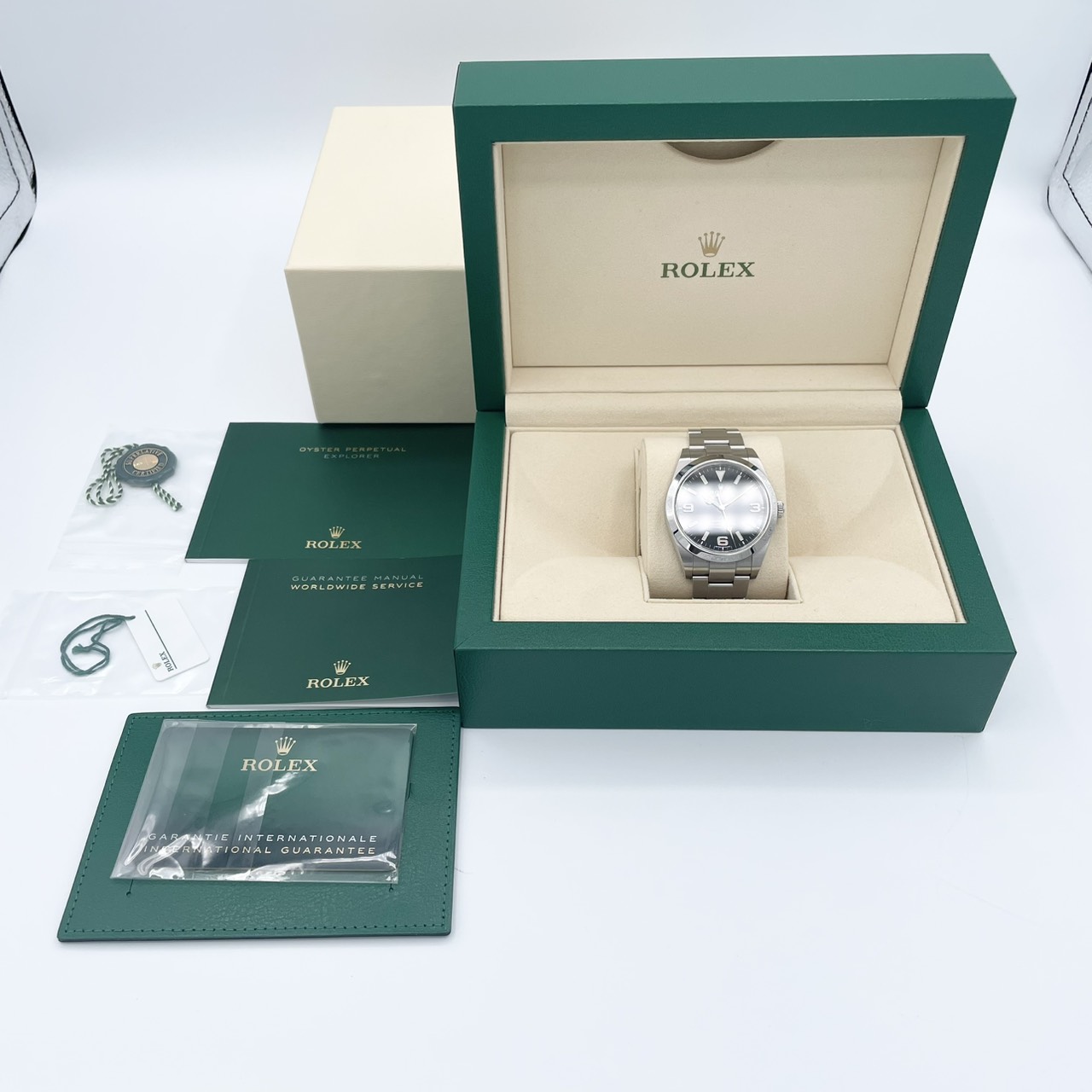 ロレックス エクスプローラー 214270 ブラック ステンレススチール 39mm