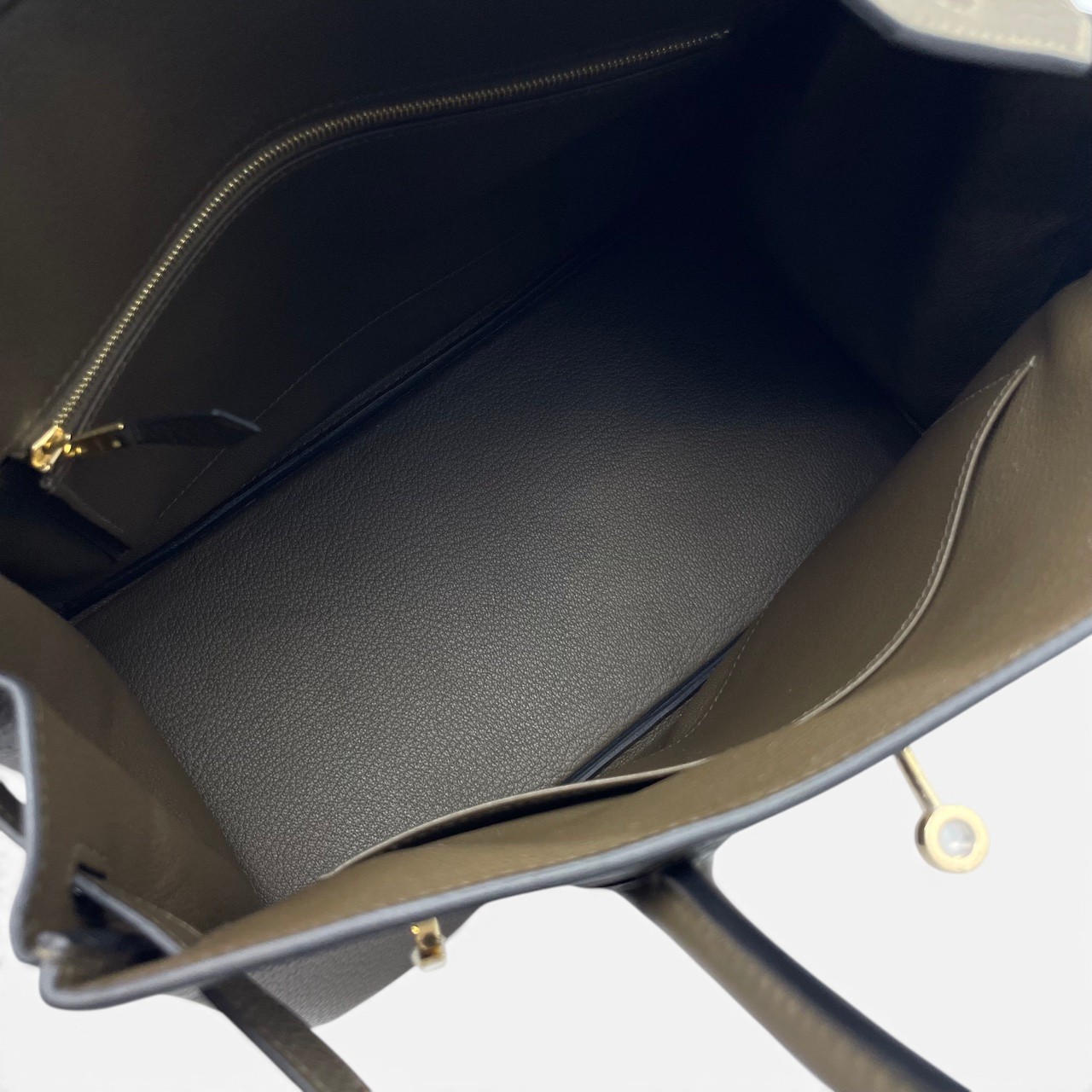 エルメス バーキン 30 ヴェールロデン トゴ シャンパンゴールド金具 G刻印