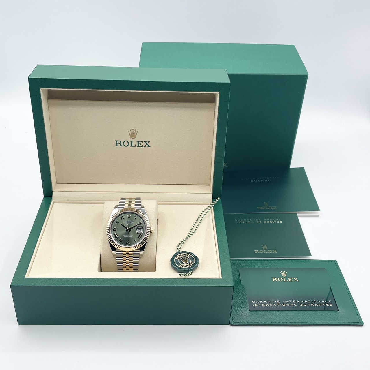 ロレックス デイトジャスト 126333 オリーブグリーン ジュビリーブレス 41mm
