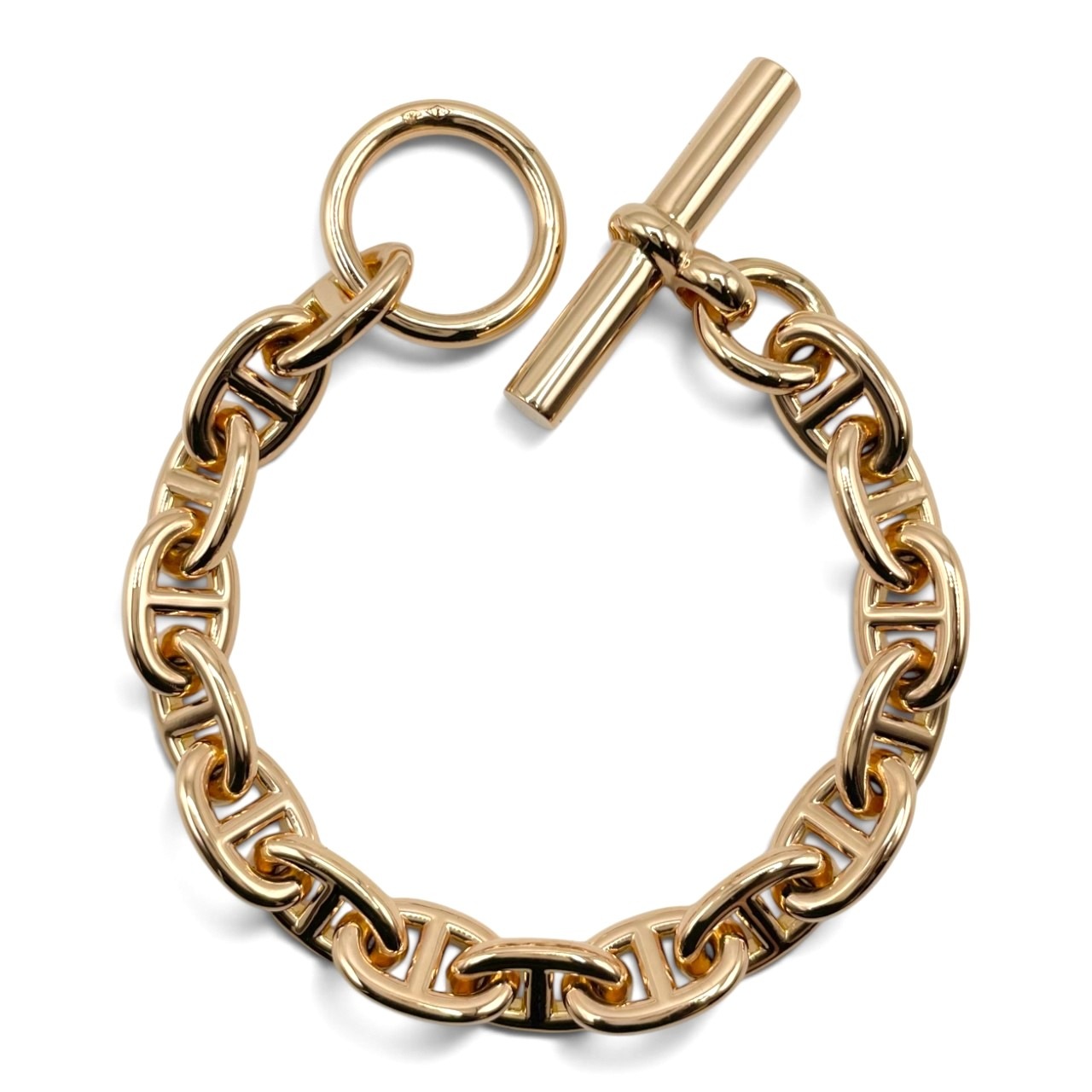 エルメス シェーヌ・ダンクル ブレスレット PM 18K ピンクゴールド 16コマ