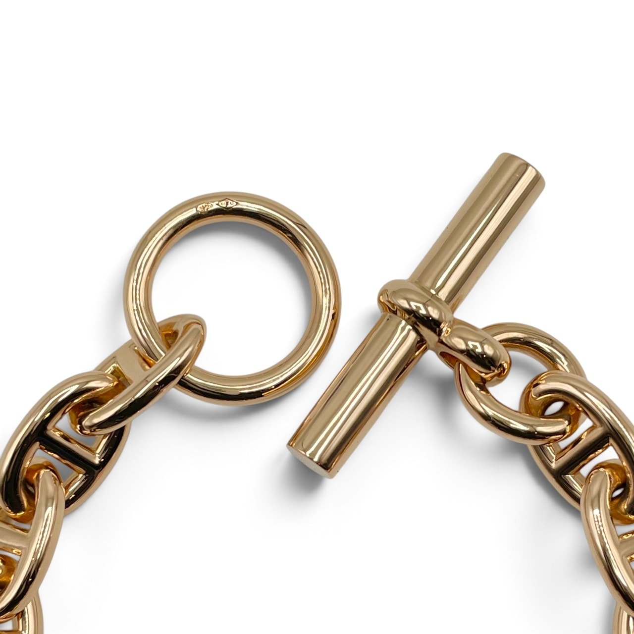 エルメス シェーヌ・ダンクル ブレスレット PM 18K ピンクゴールド 16コマ