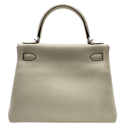 エルメス ケリー28 ナタ トリヨンクレマンス シルバー金具 U刻印