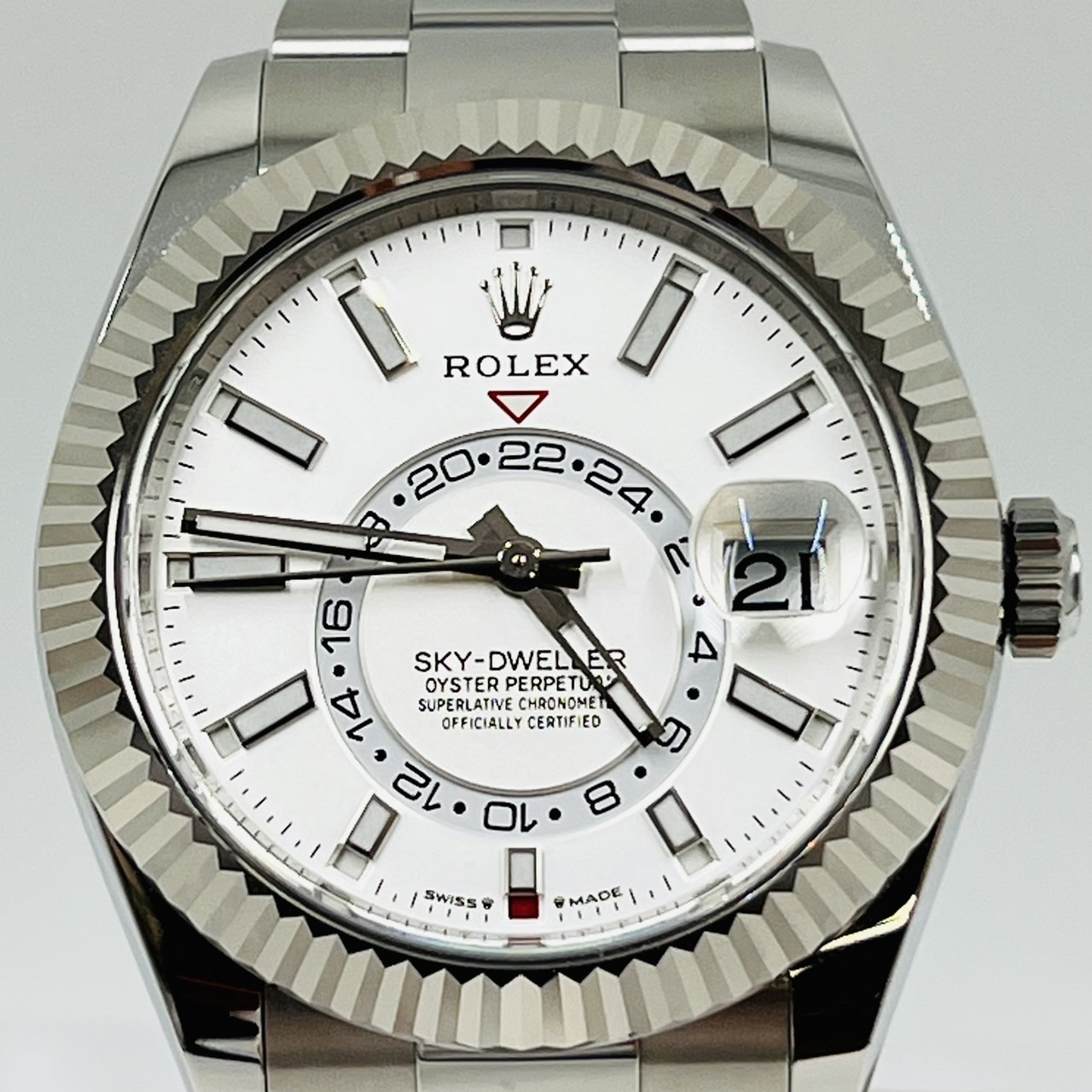 【2023年新作】ロレックス スカイドゥエラー 336934 ホワイト 42mm