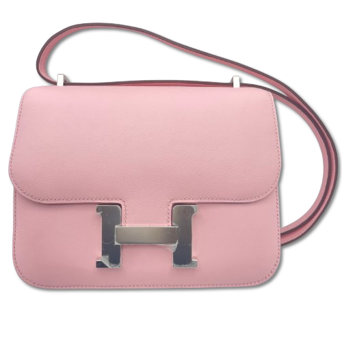 エルメス コンスタンスミニ 18 ローズサクラ スイフト シルバー金具 W刻印