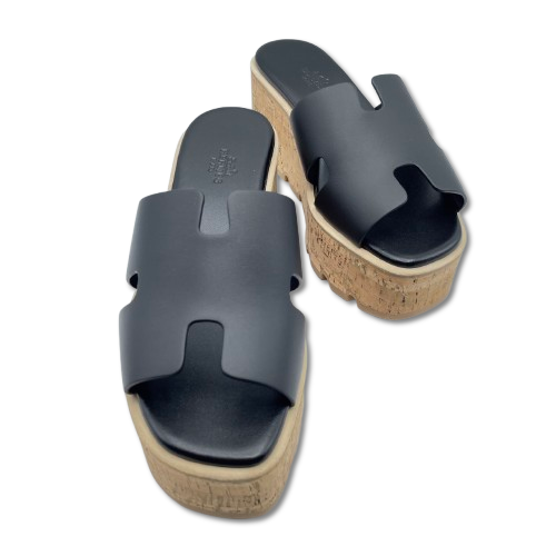 【定価以下】エルメス サンダル エズ30 37 ノワール 24cm