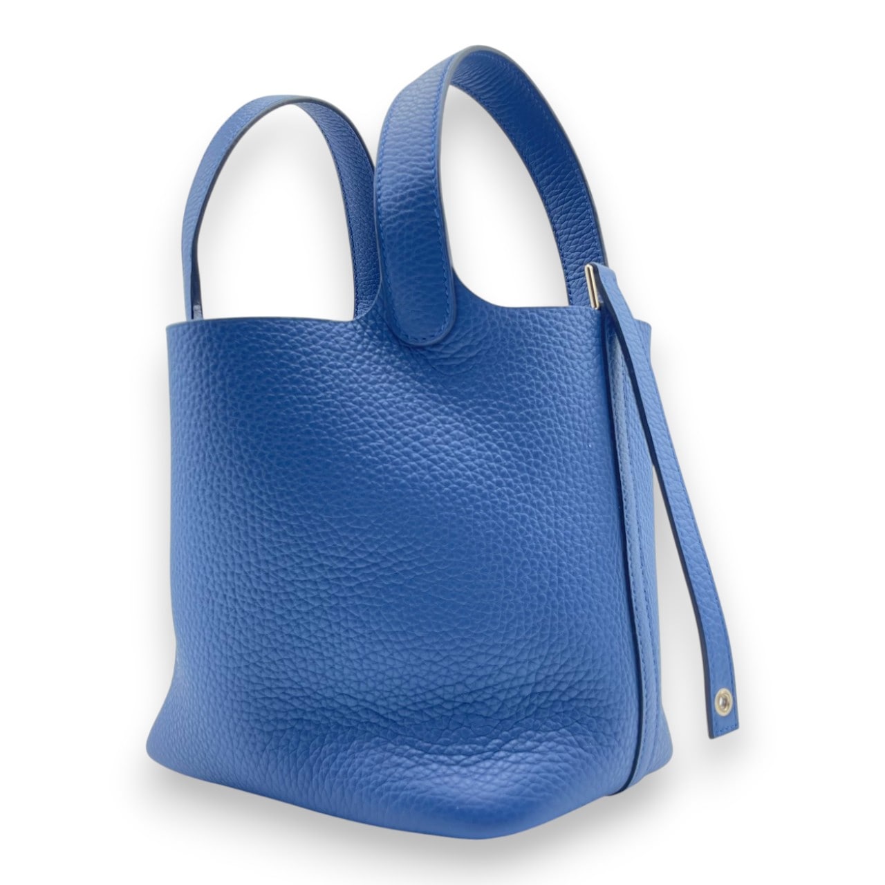 エルメス ピコタンロック PM ブルータイ トリヨンクレマンス ゴールド金具 K刻印