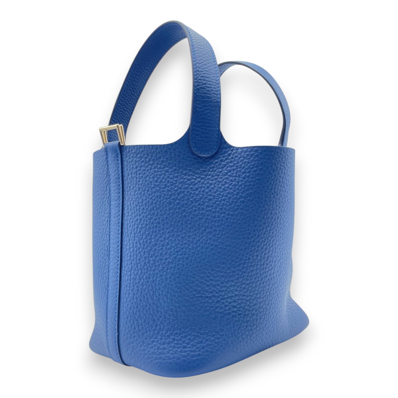 エルメス ピコタンロック PM ブルータイ トリヨンクレマンス ゴールド金具 K刻印