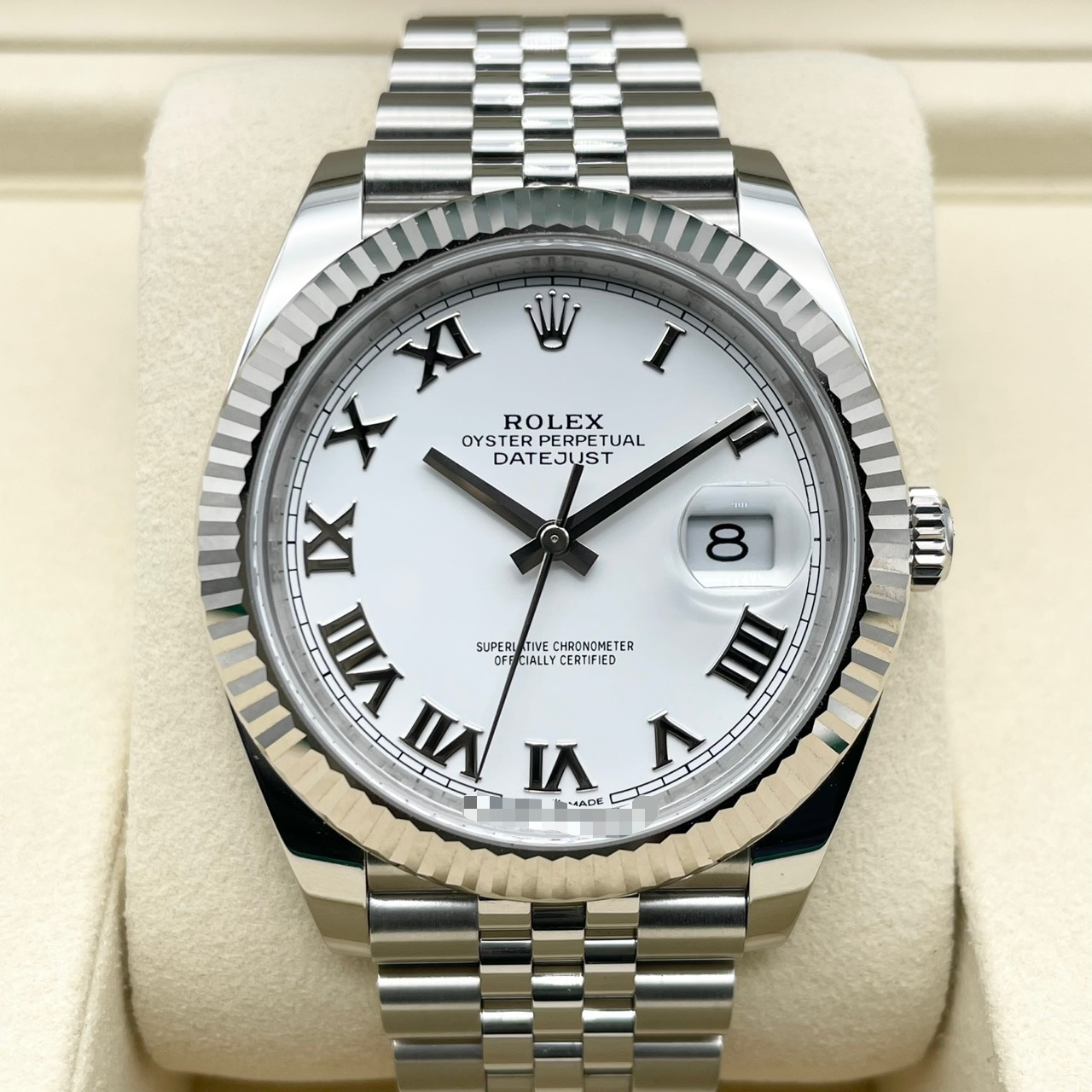 ロレックス デイトジャスト 126334  ホワイトローマ ジュビリーブレス 41mm