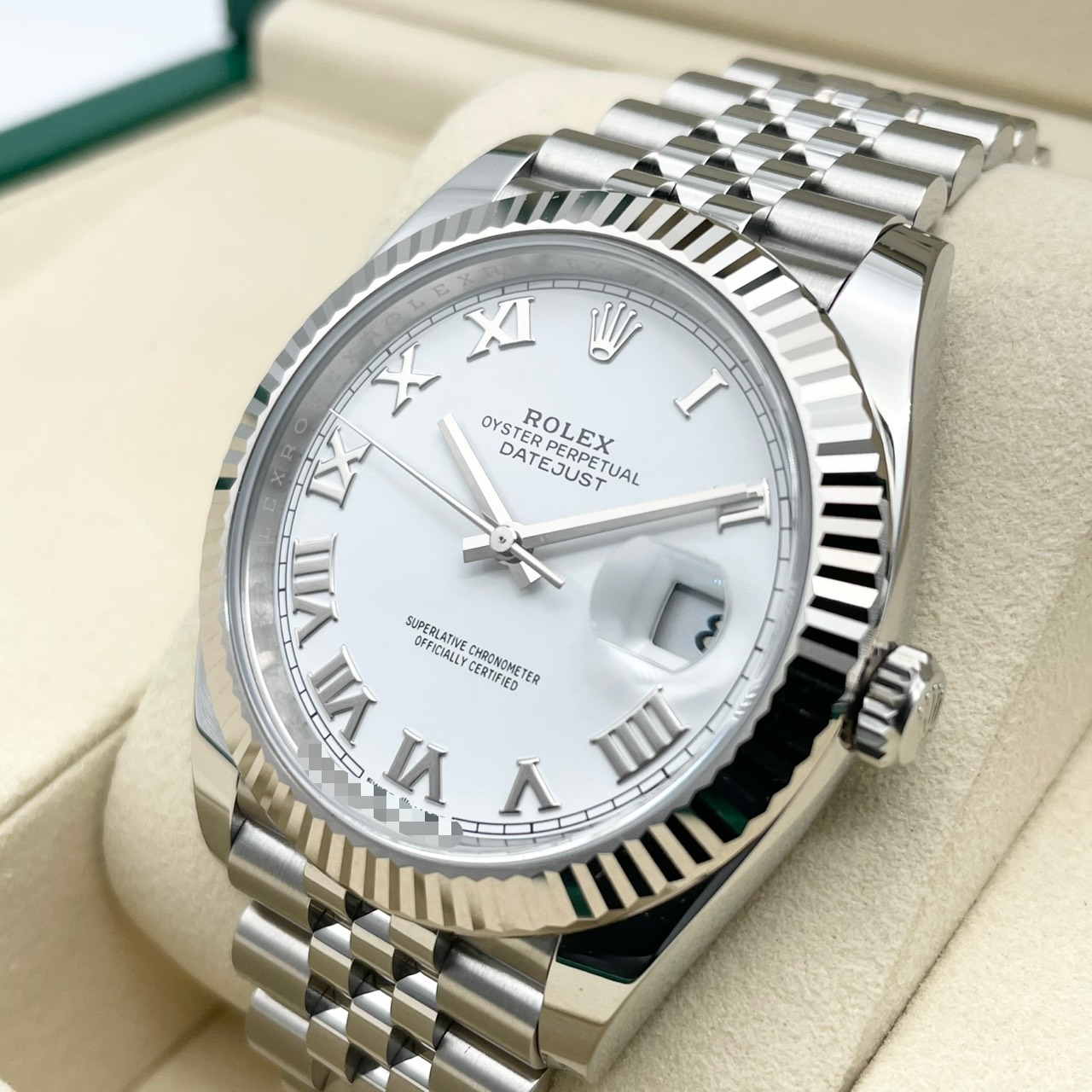 ロレックス デイトジャスト 126334  ホワイトローマ ジュビリーブレス 41mm