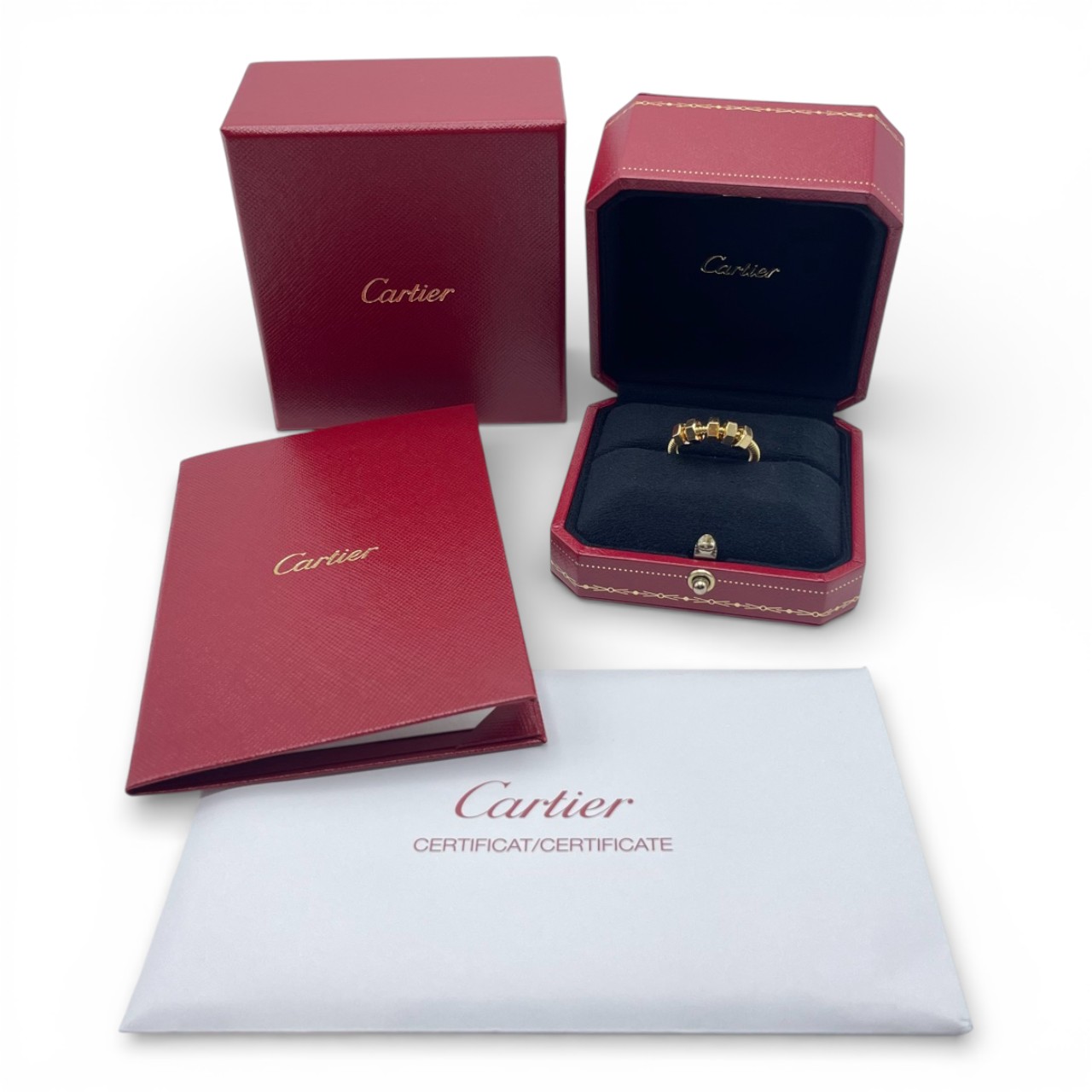 カルティエ エクル ドゥ リング 53 イエローゴールド 13号