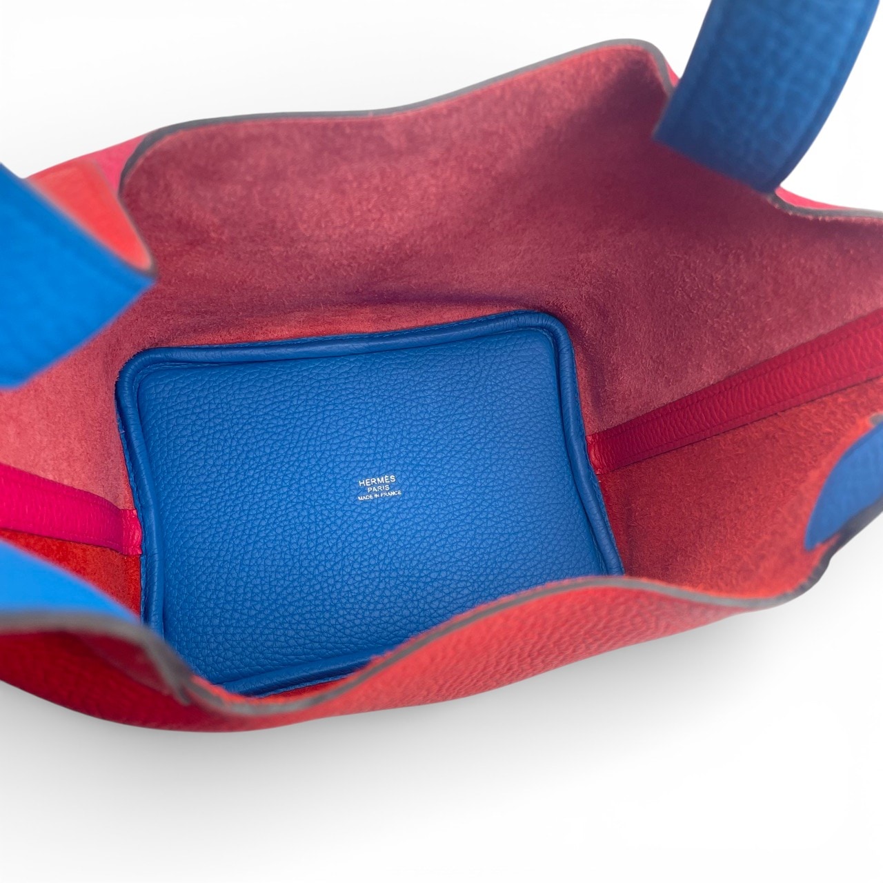 エルメス ピコタンロック カザック PM ルージュクー/ローズエクストリーム/ブルーザンジバル トリヨンクレマンス シルバー金具 U刻印