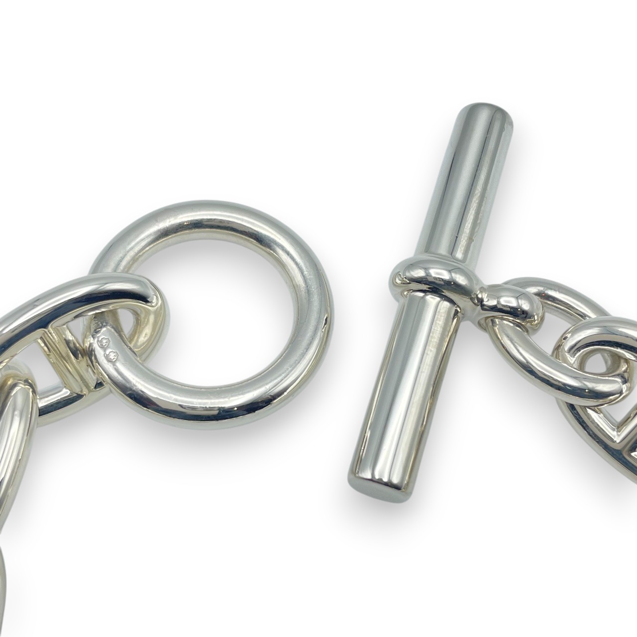 エルメス シェーヌ・ダンクル ブレスレット TGM シルバー925 13コマ