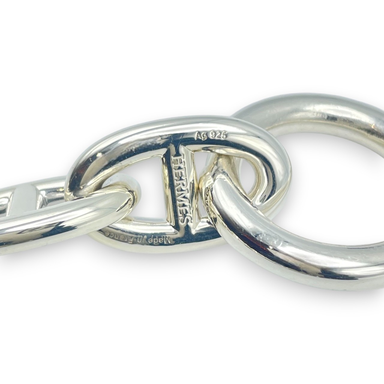 エルメス シェーヌ・ダンクル ブレスレット TGM シルバー925 13コマ