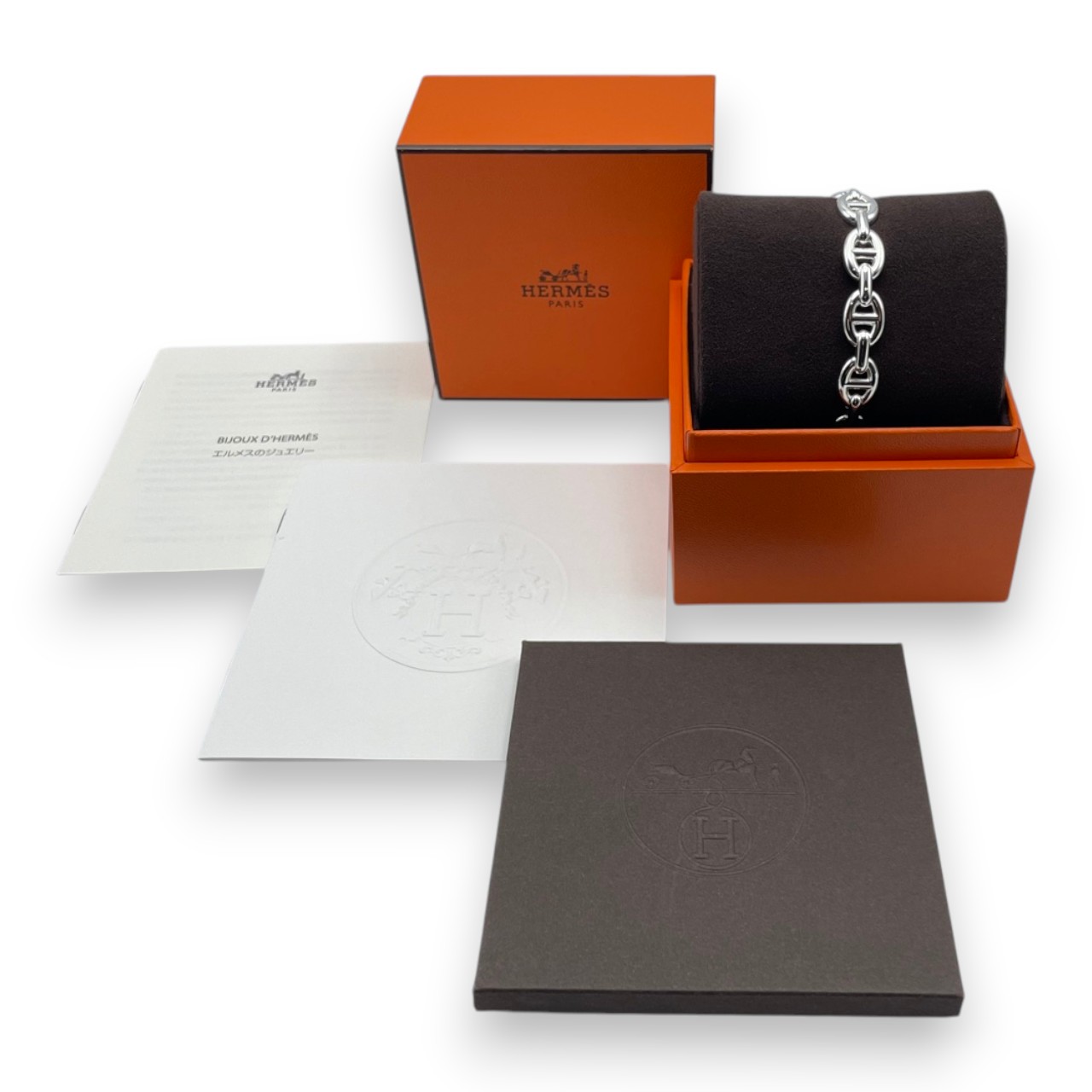 エルメス シェーヌ・ダンクル アンシェネ ブレスレット SH シルバー925