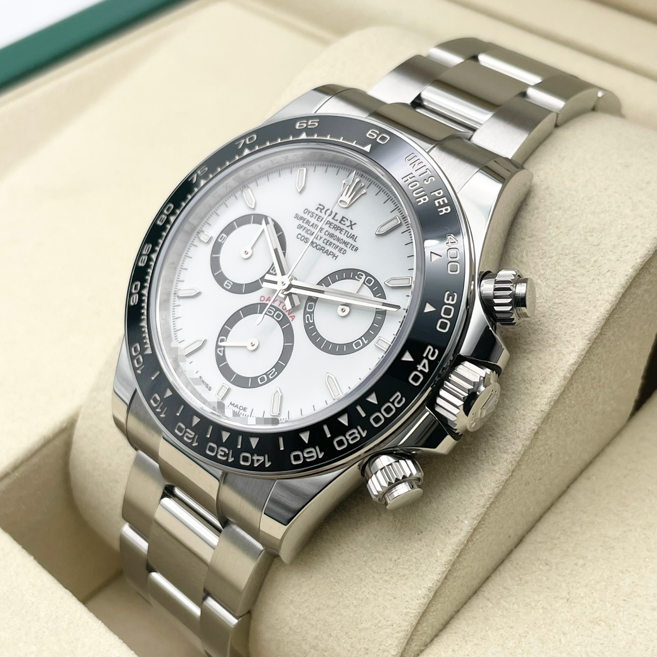 【中古美品】【保証書日付2026年1月！】ロレックス デイトナ 126500LN ホワイト ステンレススチール 40mm