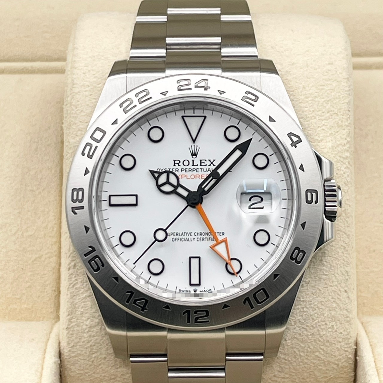 ロレックス エクスプローラーII 226570 ホワイト ステンレススチール 42mm