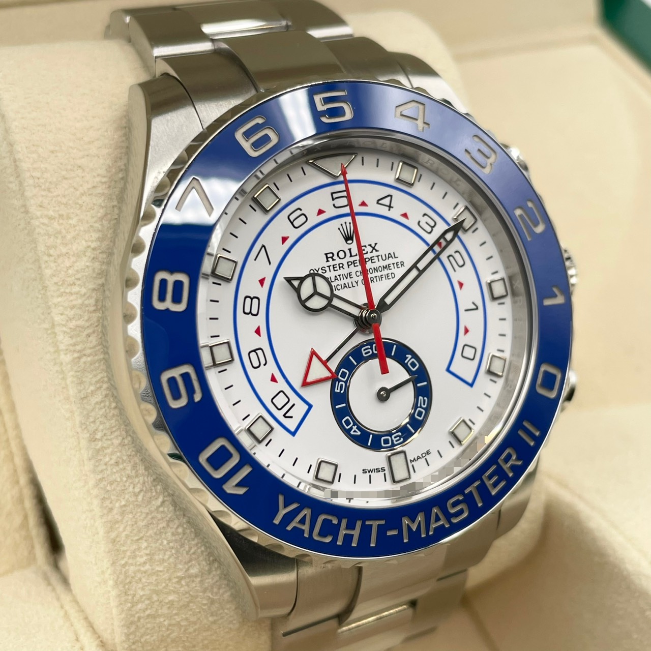 ロレックス ヨットマスター II 116680 ホワイト ステンレススチール 44ｍｍ