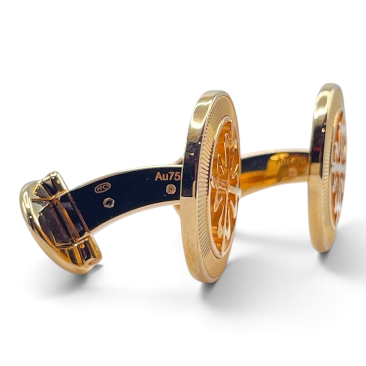パテックフィリップ カラトラバ 十字カフリンクス 205.9089R5-001 ローズゴールド 18K