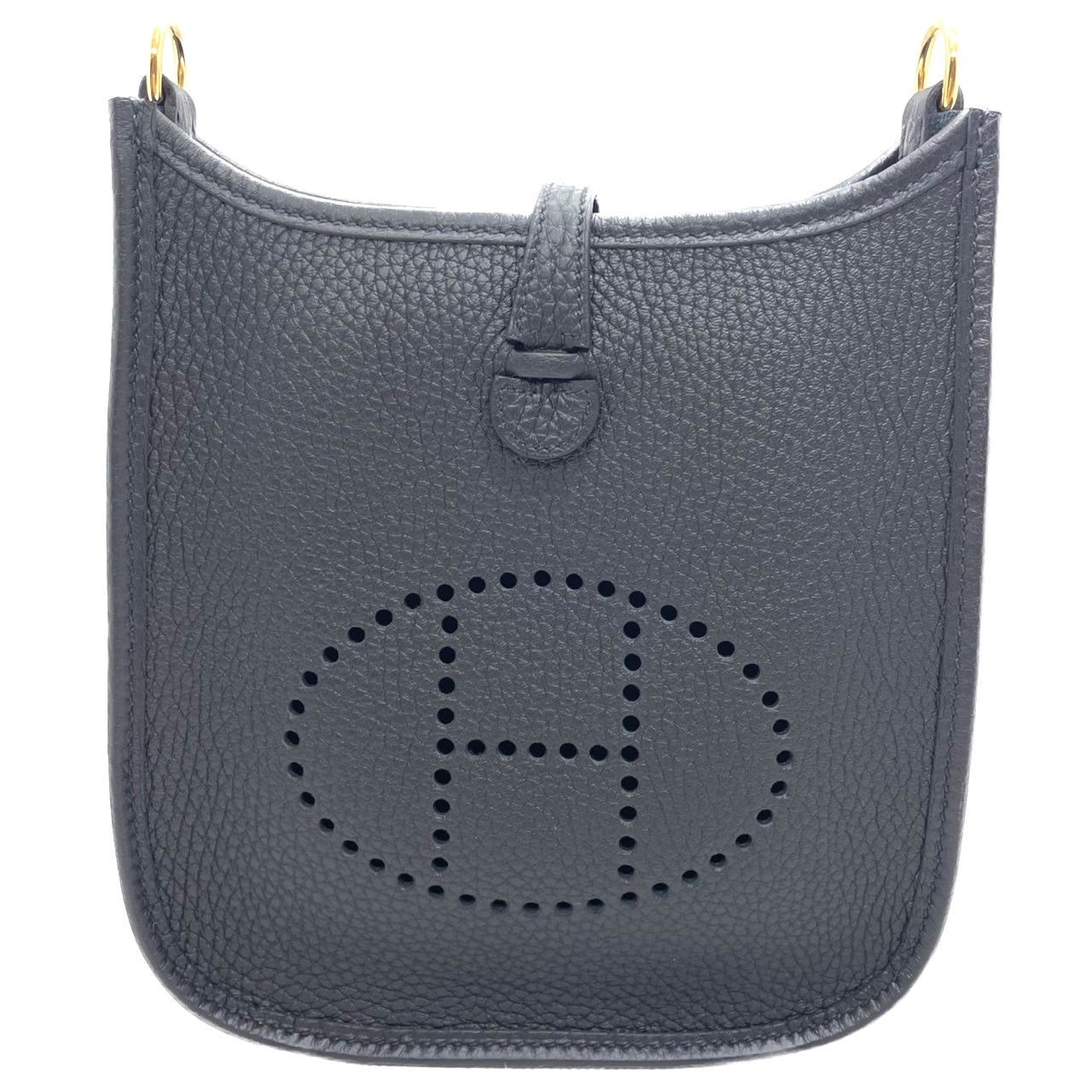 エルメス エヴリンTPM ノワール トリヨンクレマンス ゴールド金具 U