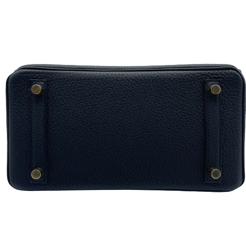 エルメス バーキン 25 ノワール トゴ ゴールド金具 W刻印