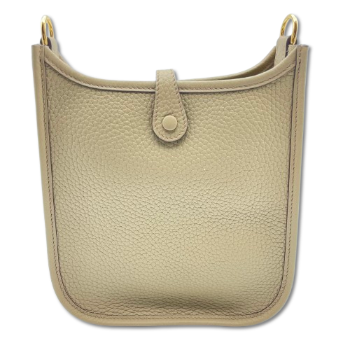 コエルメス ミニエヴリン(エブリン) TPM ベージュマルファ トリヨンクレマンス ゴールド金具 W刻印