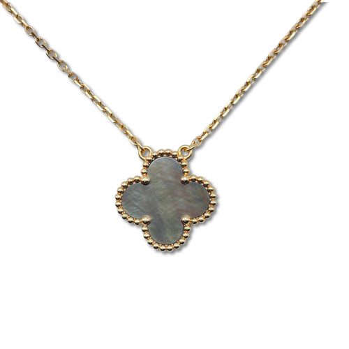 ヴァンクリーフ＆アーペル ヴィンテージアルハンブラ ネックレス VCARP4KK00 グレーマザーパール ローズゴールド