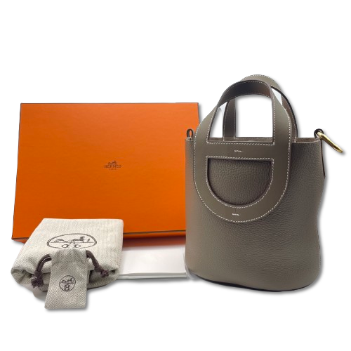 【新作】HERMES インザループPM エトゥープ ゴールド金具 エルメス インザループ PM エトゥープ トリヨンクレマンス