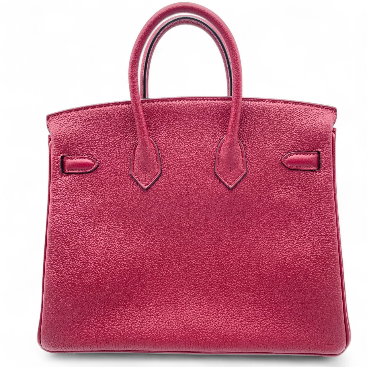 エルメス バーキン 25 ルージュグレナ トゴ シルバー金具 U刻印