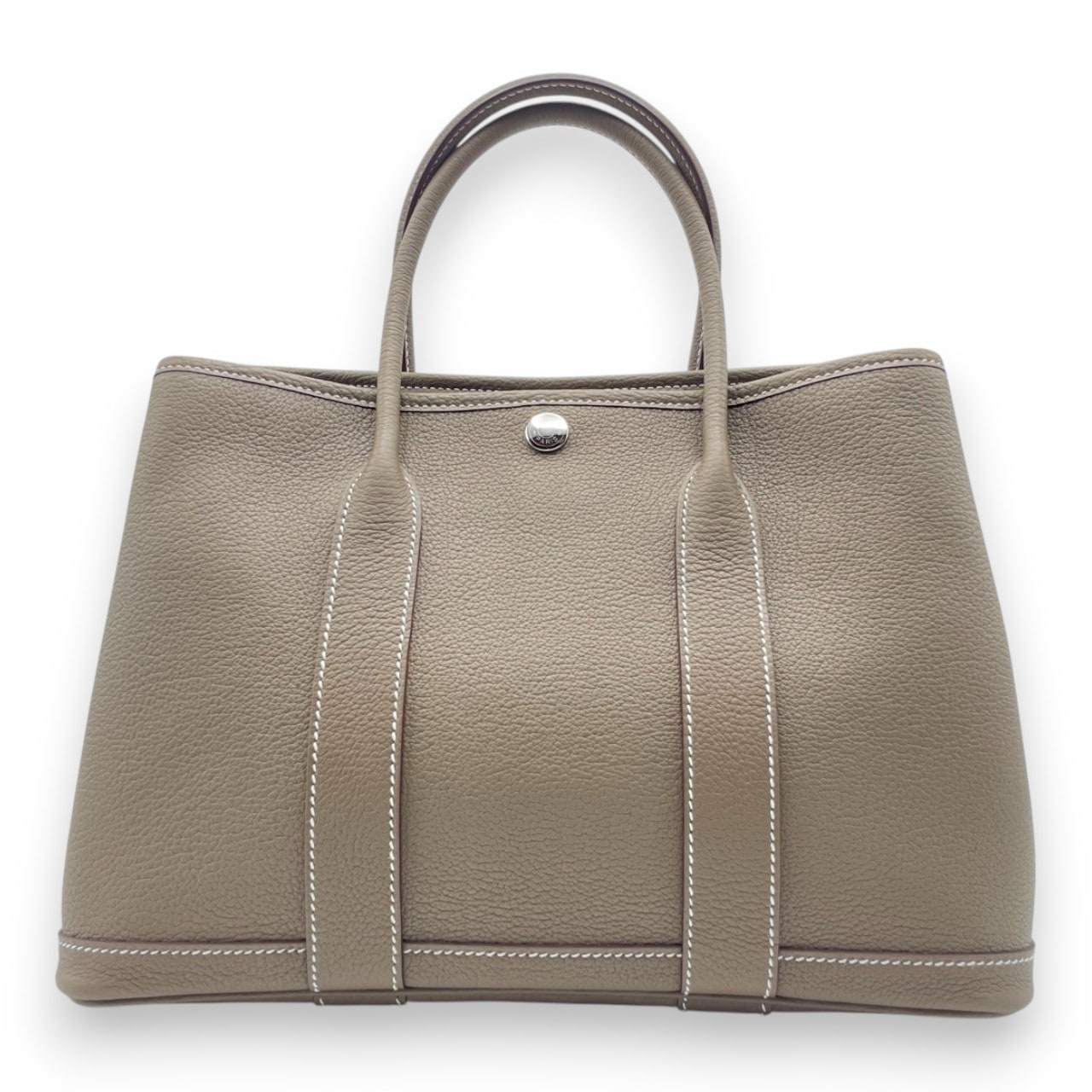 エルメス ガーデンパーティ TPM エトゥープ ネゴンダ シルバー金具 K刻印