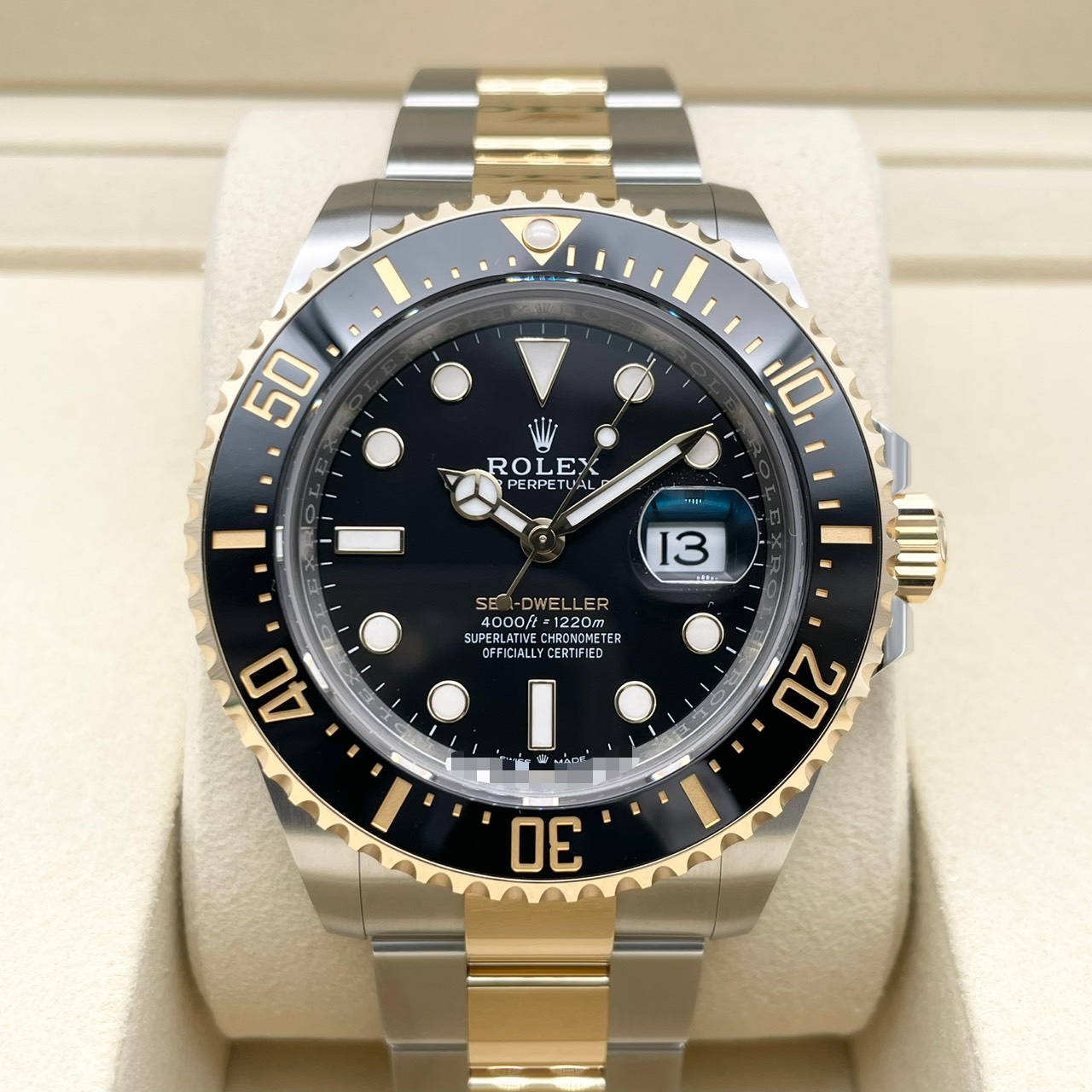 【保証書日付2025年12月】ロレックス シードゥエラー 126603 ブラック ステンレススチール イエローゴールド 43mm