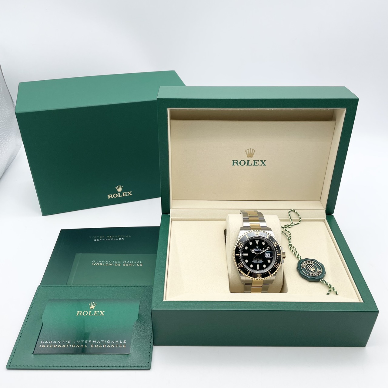 【保証書日付2025年12月】ロレックス シードゥエラー 126603 ブラック ステンレススチール イエローゴールド 43mm