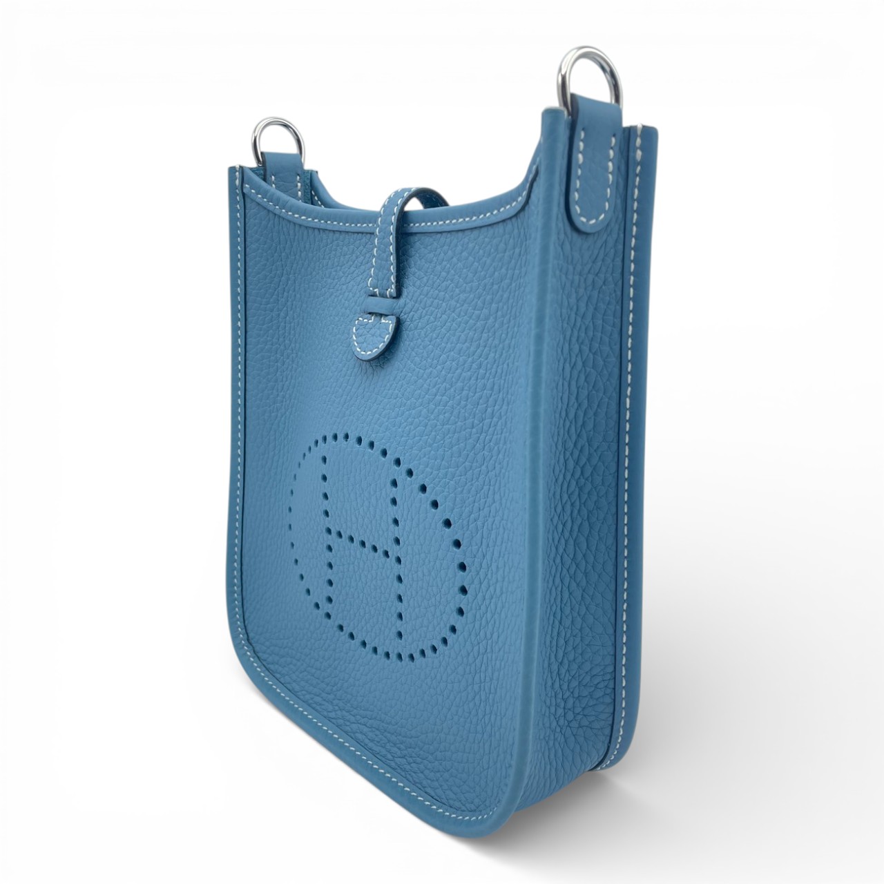 エルメス ミニエヴリン アマゾーヌ TPM ニューブルージーン トリヨン