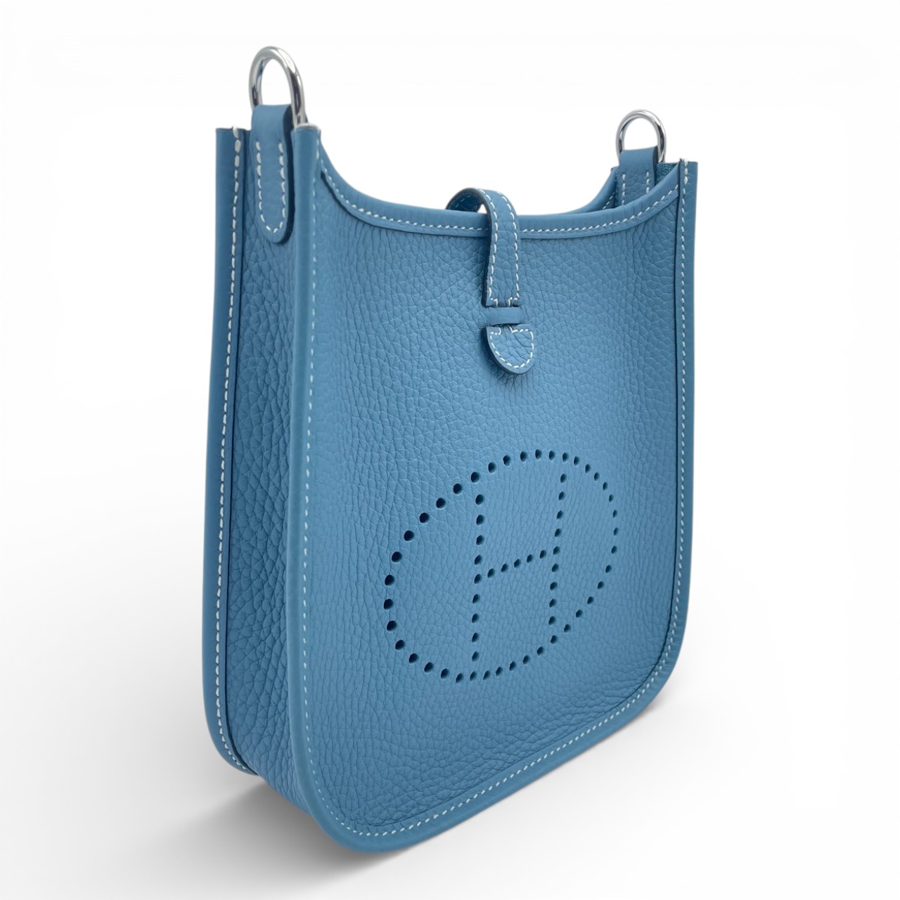 エルメス ミニエヴリン アマゾーヌ TPM ニューブルージーン トリヨンクレマンス シルバー金具 K刻印