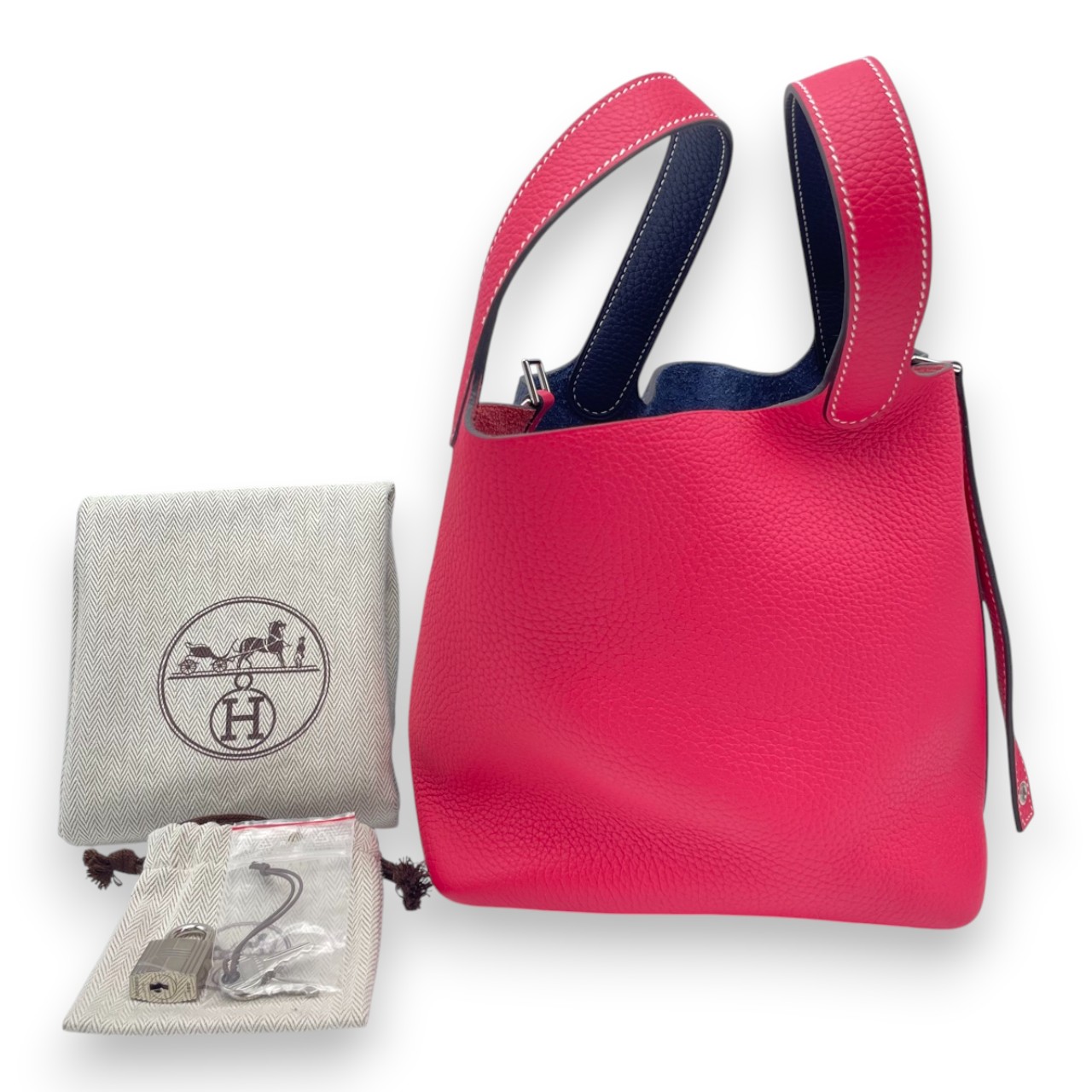 エルメス ピコタンロック カザック PM ローズエクストリーム/ブルー